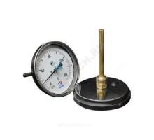 Термометр биметаллический осевой Дк100 L=200мм G1/2