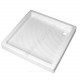 Поддон душевой керамический квадрат Fresh 900х900х70 рифленый белый Vidima W833361