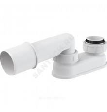 Сифон для ванны плоский с переходной трубкой 10гр. 40/50 Alca Plast A53-DN50