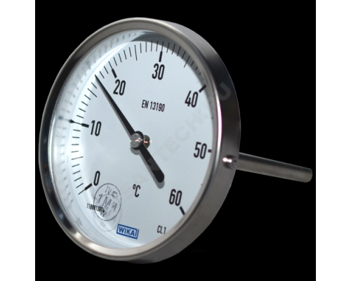 Термометр биметаллический осевой Дк100 L=45мм -20+60С А52.100 Wika 3906833