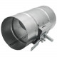 Дроссель-клапан круглый D100 0,45мм сталь оц Эра 100TTV