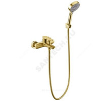 Смеситель для ванны с душем одноручный STEEL GOLD ПСМ 303-1 Профсан PSM-303-1