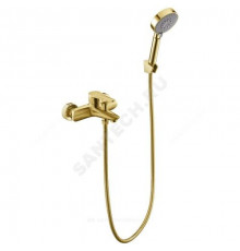 Смеситель для ванны с душем одноручный STEEL GOLD ПСМ 303-1 Профсан PSM-303-1