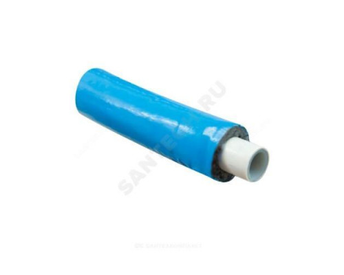 Труба PEX-AL-PEX Дн 16х2,0 Ру10 бухта 100м в изоляции 6 мм синий R999I Giacomini R999IY227