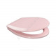 Сиденье для унитаза полипропилен универсальное розовое Серия К Орио К-03