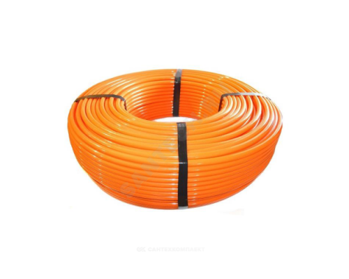 Труба PE-Xa/EVOH оранжевая Дн 16х2,0 Ру6 Тмакс=95C бухта 200м РОС Полипластик