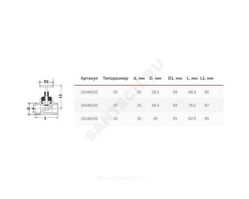 Клапан (вентиль) PP-R запорный серый внутренняя пайка Дн 20х45гр VALFEX 10174020Г