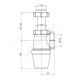 Сифон для умывальника бутылочный 1 1/4