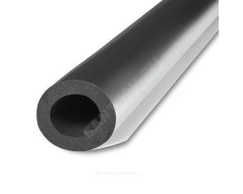 Трубка вспененный каучук ST 42/25 L=1м Тмакс=110°C черный с покрытием AL CLAD K-flex 25042214303CL