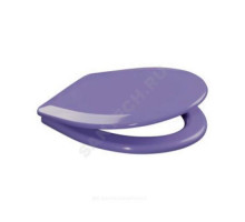 Сиденье для унитаза полипропилен универсальное фиолетовое Серия К Орио К-08-2