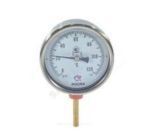 Термометр биметаллический радиальный Дк100 L=150мм G1/2