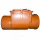 Клапан НПВХ обратный канализационный коричневый Дн 200 б/нап в/к 2481177