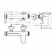 Смеситель для ванны с душем одноручный MELANGE Ideal Standard A4271AA .