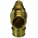 Тройник для PE-X труб радиальный латунь Дн 25х20х25 переходной GX151 Giacomini GX151Y026