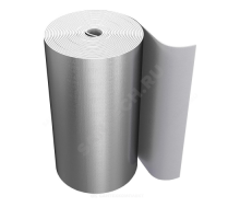 Рулон вспененный полиэтилен SUPER AL 10/1,0-10 Тмакс=95°C с покрытием алюминиевая фольга серый Energoflex EFXR10110SUAL