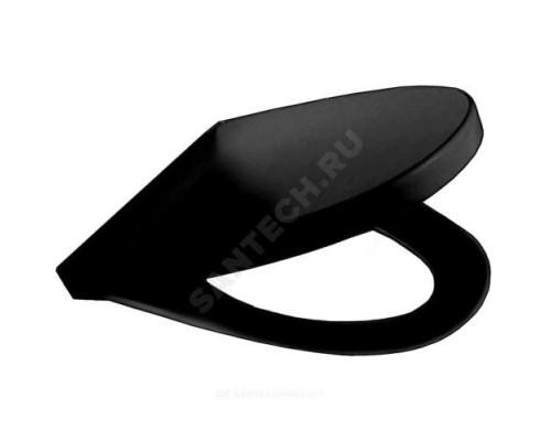 Сиденье для унитаза черная крышка/черное кольцо Victoria Nord Roca ZRU9000102