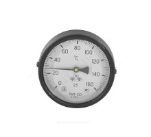 Термометр биметаллический осевой Дк100 L=50мм G1/2