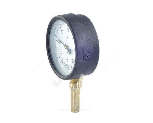 Термометр биметаллический радиальный Дк100 L=160мм G1/2