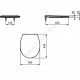 Сиденье для унитаза дюропласт микролифт EUROVIT Ideal Standard E131801
