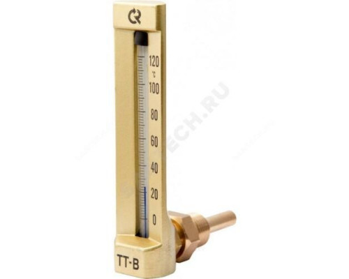 Термометр жидкостной виброустойчивый угловой L=110мм G1/2