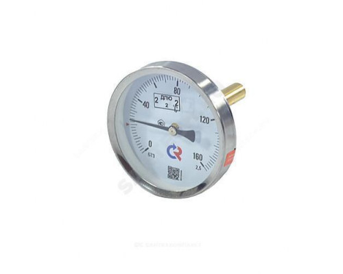 Термометр биметаллический осевой Дк63 L=46мм G1/2