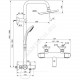 Система душевая в комплекте смеситель, верхний душ, шланг и лейка IDEALRAIN ECO Ideal Standard A6426AA