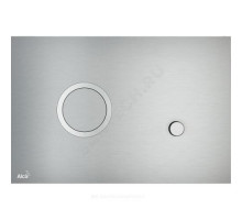 Кнопка для инсталляции алюминий/нержавеющая сталь матово-глянцевая FLAT ALUNOX Alca Plast STING