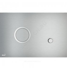 Кнопка для инсталляции алюминий/нержавеющая сталь матово-глянцевая FLAT ALUNOX Alca Plast STING