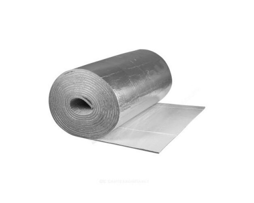 Рулон вспененный каучук Air AD 6/1,0-30 Тмакс=80°C серый самоклеящийся с покрытием METAL K-flex 80106210104MET