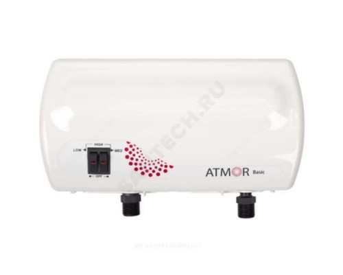 Водонагреватель электрический проточный Basic+ 5K душ Atmor 3520175