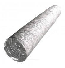 Воздуховод гибкий D127 L=10000мм армированный, металлизированная пленка 70 мкм алюминий Эра AF127