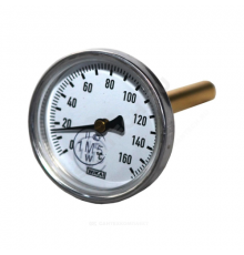 Термометр биметаллический осевой Дк63 L=40мм G1/2
