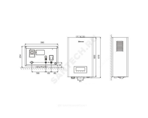 Котел электрический Grizzly 5-12 Wi-Fi THERMEX ЭдЭБ01987