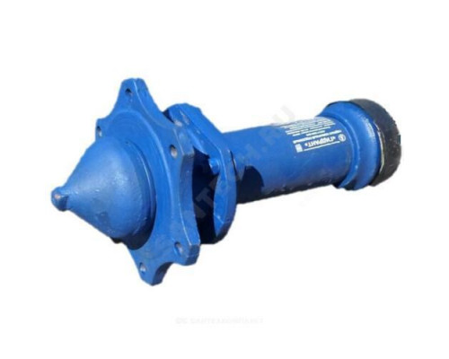 Гидрант пожарный подземный чугун Ду 100 3250 мм Ру10 синий модернизированный ГИДРОПРОМ-СПБ