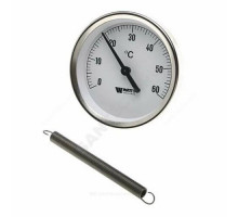 Термометр биметаллический накладной Дк63 120С F+R810 Watts 10006504