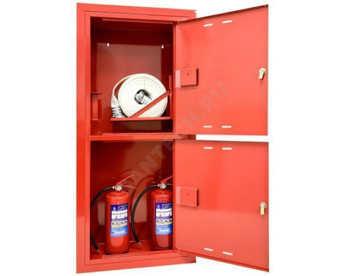 Шкаф пожарный ШПК 320 ВЗК универсальный красный ФАЭКС