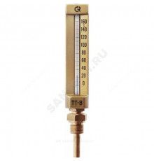 Термометр жидкостной виброустойчивый прямой L=150мм G1/2