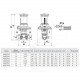 Клапан балансировочный автомат латунь R206C Ду 32 Ру16 ВР Kvs=6.95м3/ч без ниппелей Giacomini R206CY106