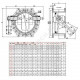 Клапан обратный чугун поворотный CP4243 Ду 400 Ру16 Тмакс=80 оС фл заслонка чугун с противовесом Tecofi CP4243-0400