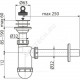 Сифон для умывальника бутылочный 1 1/4