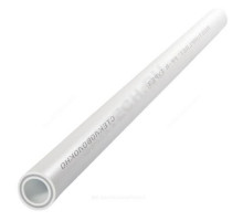 Труба PP-RGF белая арм стекловолокном Дн 125х20,8 Ру25 SDR6 Т