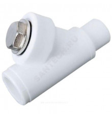Фильтр PP-R сетчатый белый внутр/наруж пайка Дн 25х45гр VALFEX 10142025