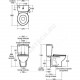 Бачок для унитаза нижний подвод 1/реж CONTOUR 21 Ideal Standard S306401
