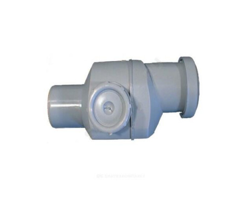 Клапан PP-H обратный канализационный серый Дн 50 б/нап в/к HL 4
