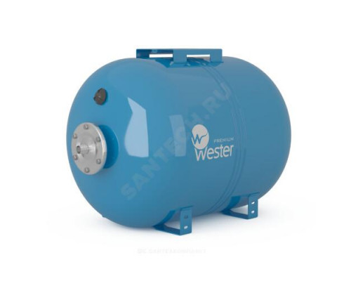Гидроаккумулятор WAO Premium 100 л 10 бар горизонтальный Wester 1-14-0252
