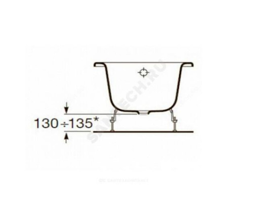 Ножки для стальной ванны комплект Roca 291021000