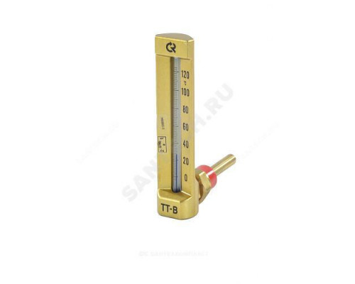 Термометр жидкостной виброустойчивый угловой L=150мм G1/2