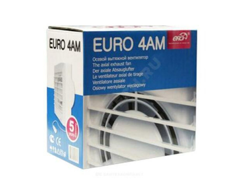 Вентилятор бытовой d125 автоматические жалюзи EURO 5A Эра