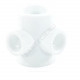 Крестовина PP-R 2-плоскостная белая внутренняя пайка Дн 40х25 VALFEX 10118240