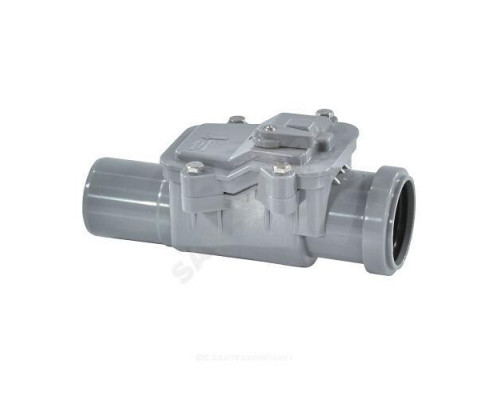Клапан PP-H обратный канализационный серый Дн 50 б/нап в/к RTP (РосТурПласт) 11338